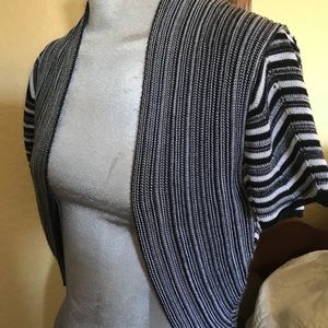 Camisole shorty cover up in asymmetrical lines